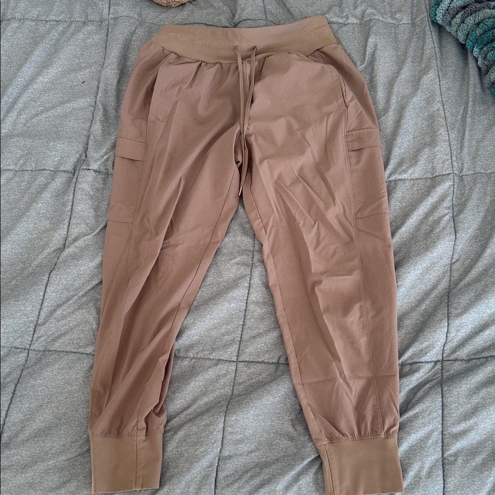 CALIA by Carrie Underwood Tan Track Pants